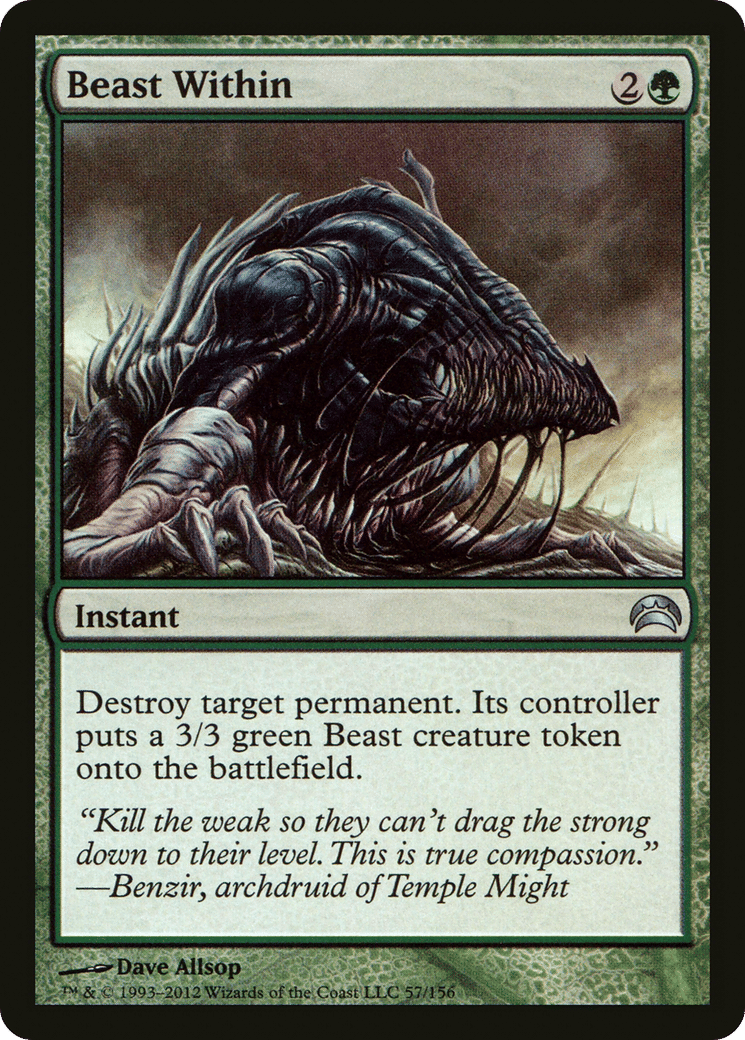 Beast Within — Planechase 2012 — Magic: The Gathering