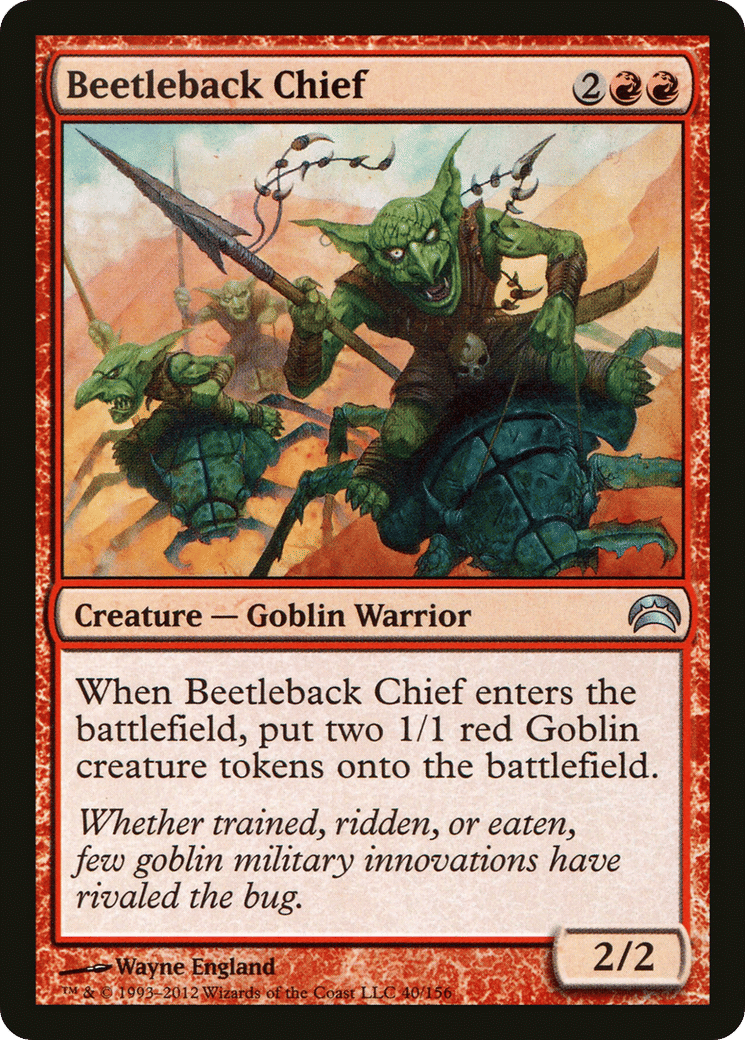 Beetleback Chief — Planechase 2012 — Magic: The Gathering