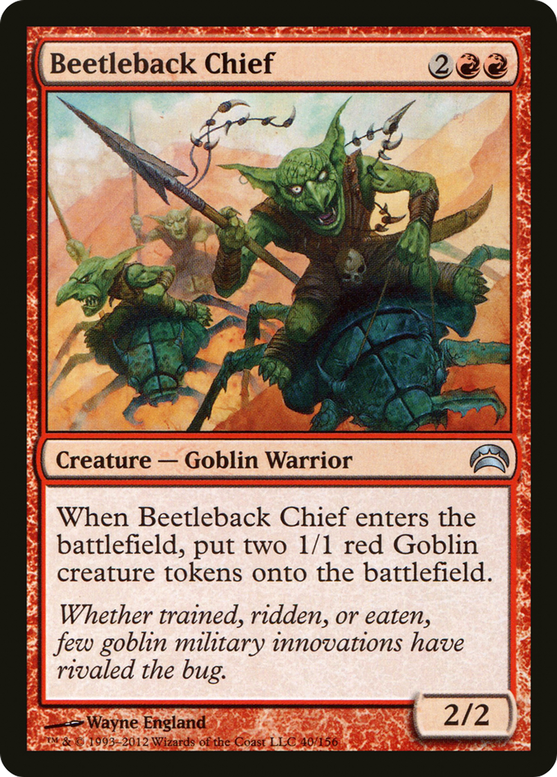 Chef Scarapace — Planechase 2012 — Magic: The Gathering