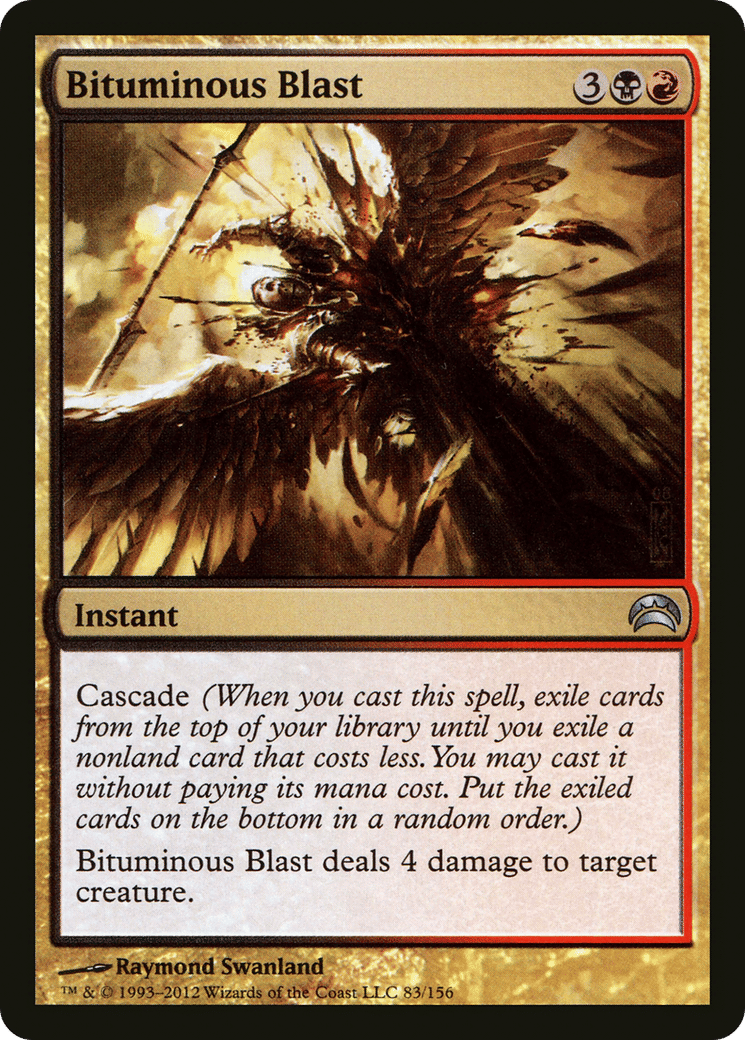 Bituminous Blast — Planechase 2012 — Magic: The Gathering