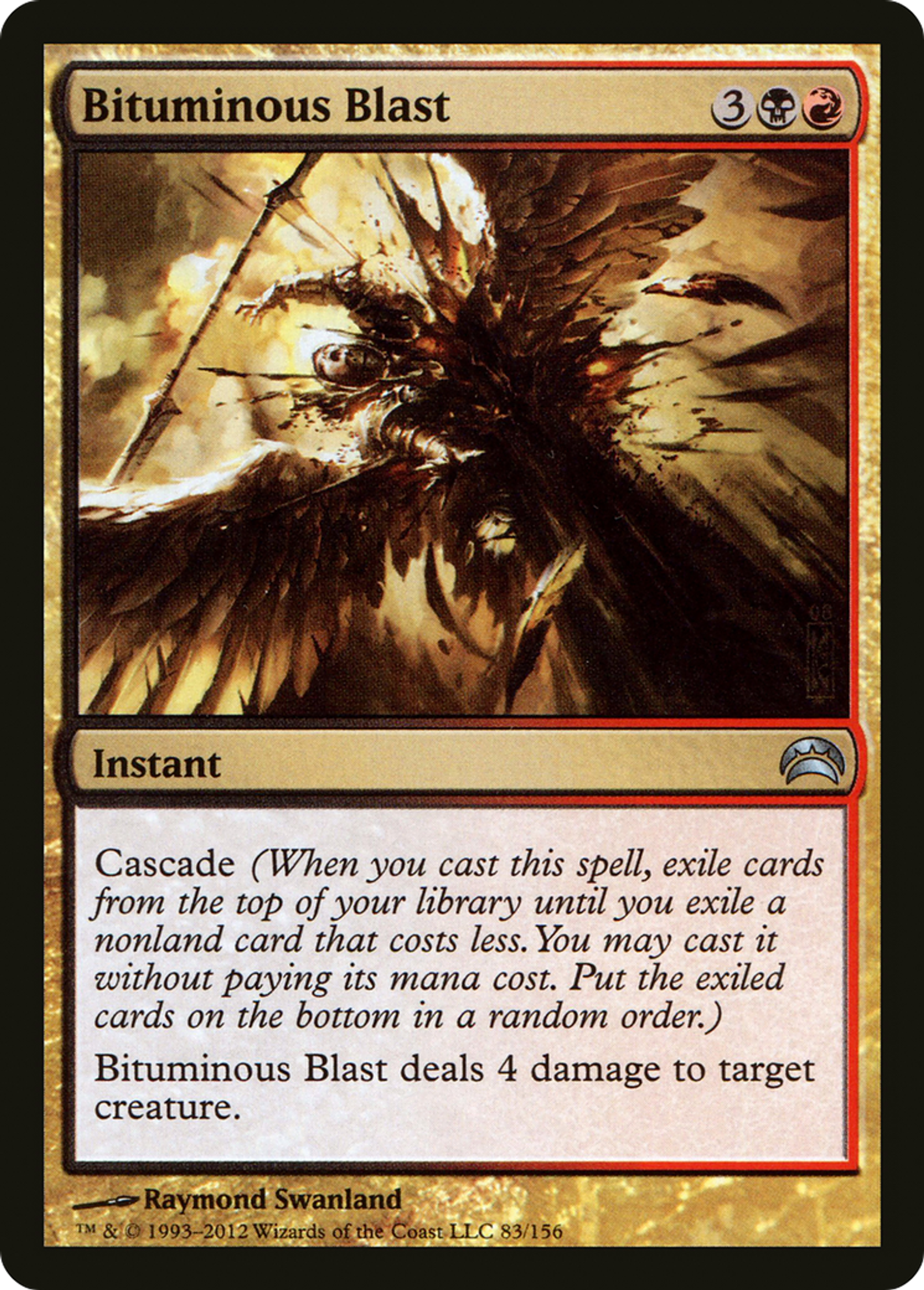 Bituminous Blast — Planechase 2012 — Magic: The Gathering