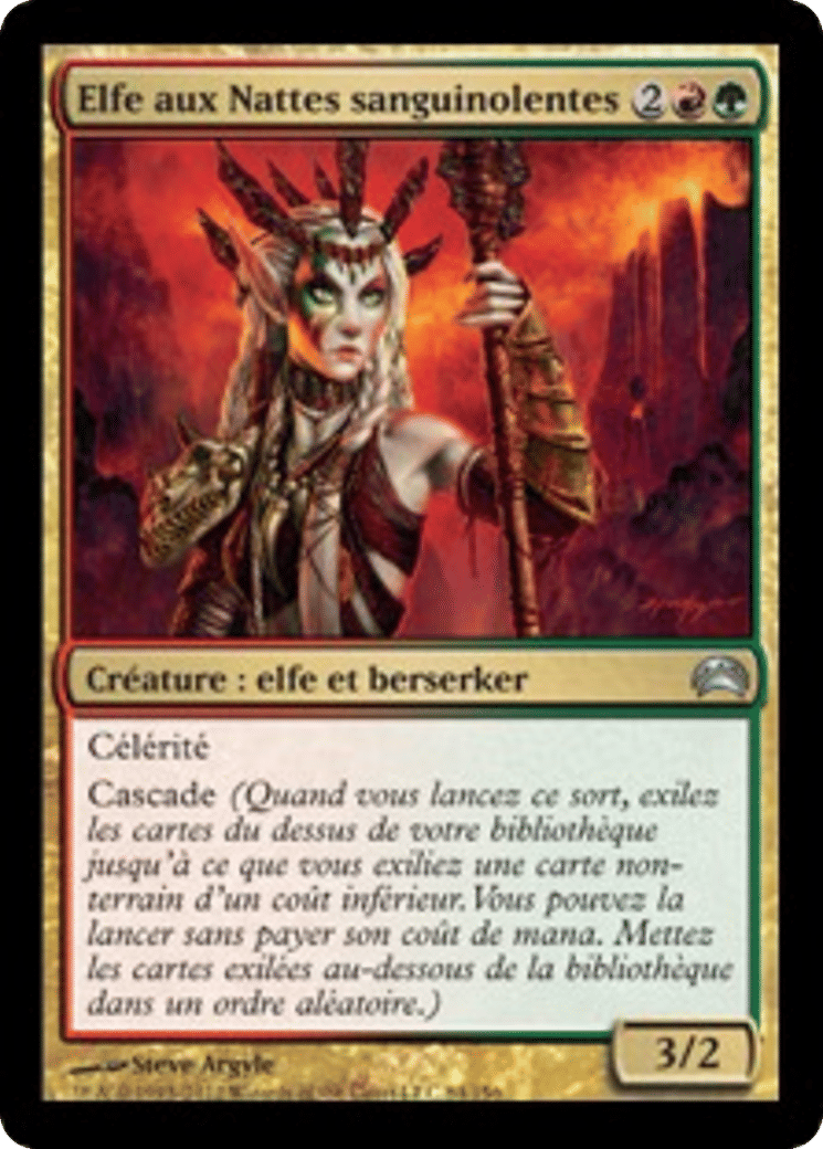 Elfe aux Nattes sanguinolentes — Planechase 2012 — Magic: The Gathering