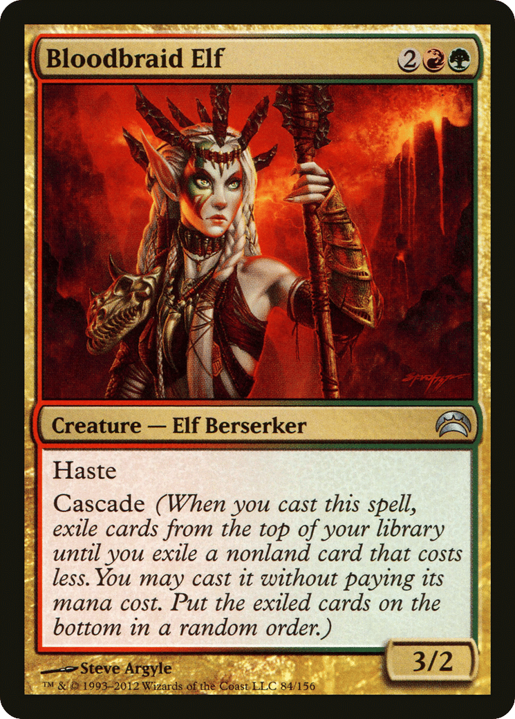 Bloodbraid Elf — Planechase 2012 — Magic: The Gathering