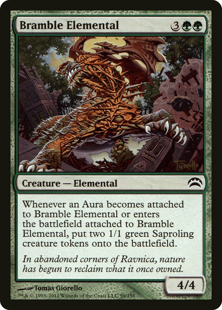 Bramble Elemental — Planechase 2012 — Magic: The Gathering