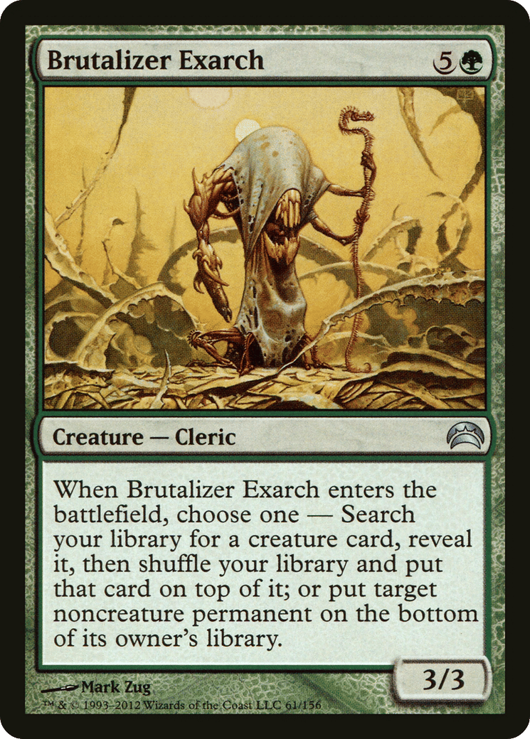 Brutalizer Exarch — Planechase 2012 — Magic: The Gathering