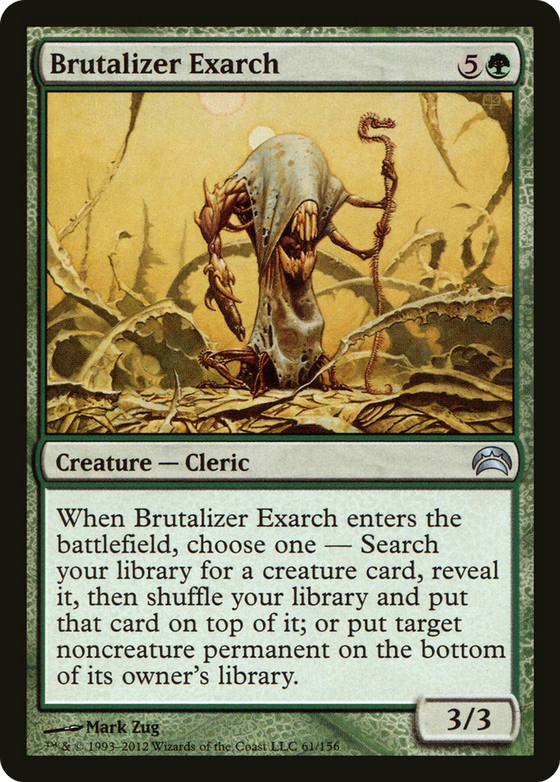 Brutalizer Exarch — Planechase 2012 — Magic: The Gathering