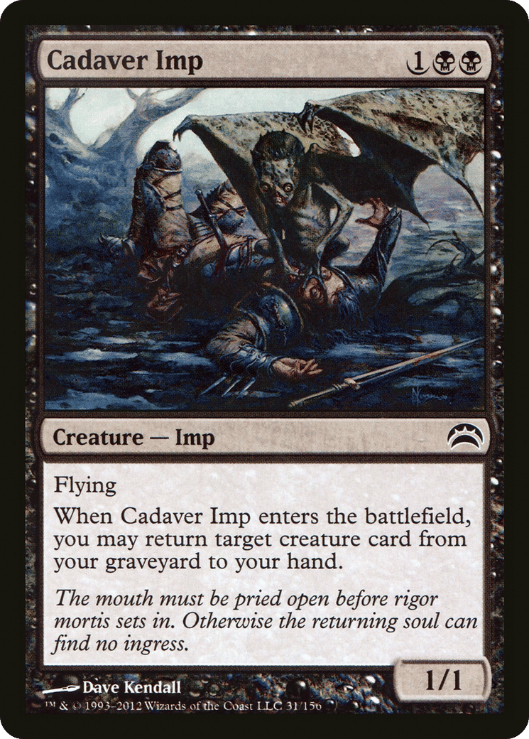 Cadaver Imp — Planechase 2012 — Magic: The Gathering