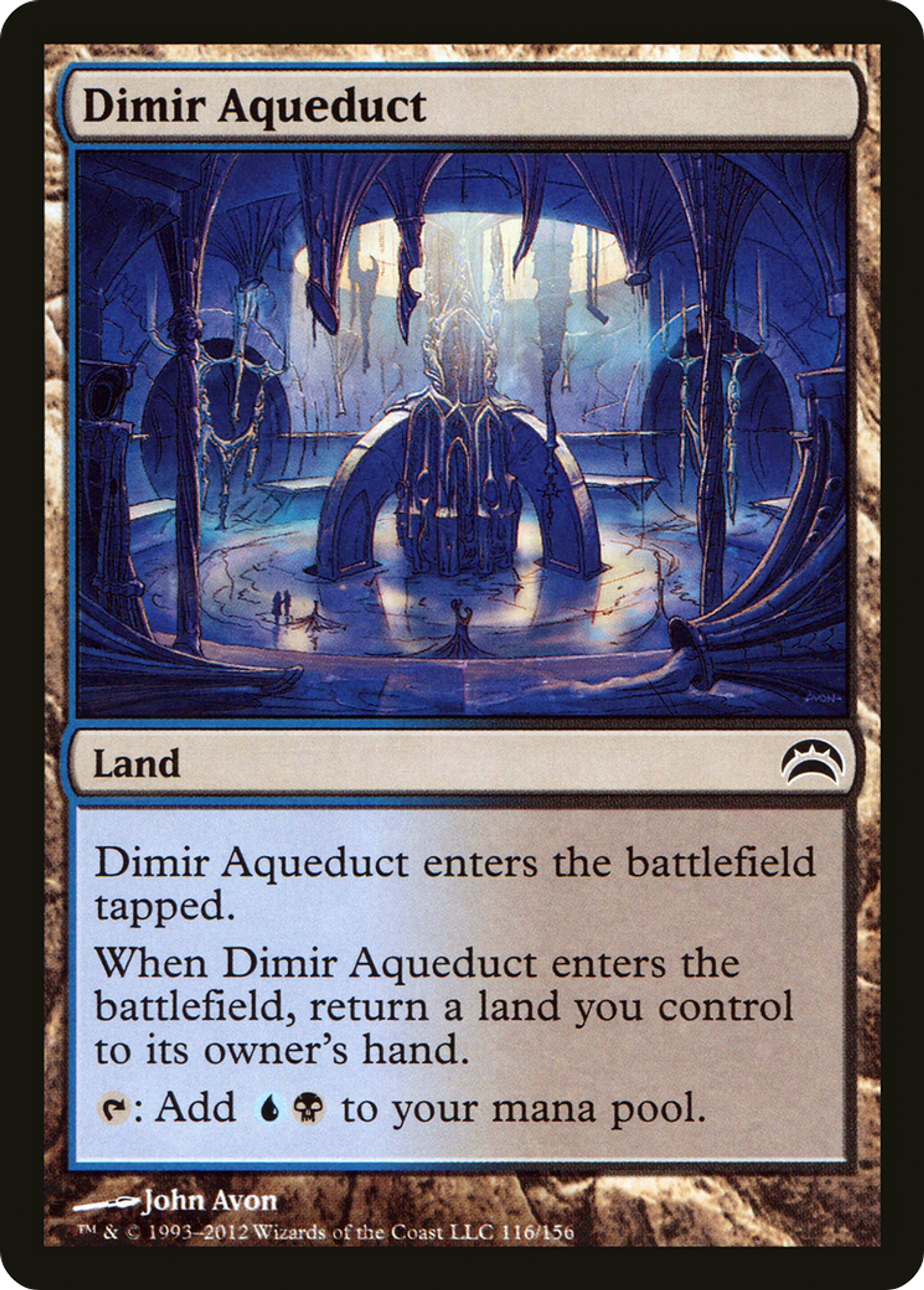 Aqueduc de Dimir — Planechase 2012 — Magic: The Gathering