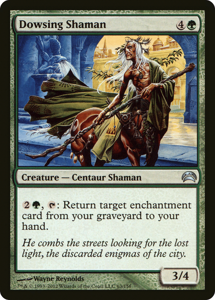 Dowsing Shaman — Planechase 2012 — Magic: The Gathering