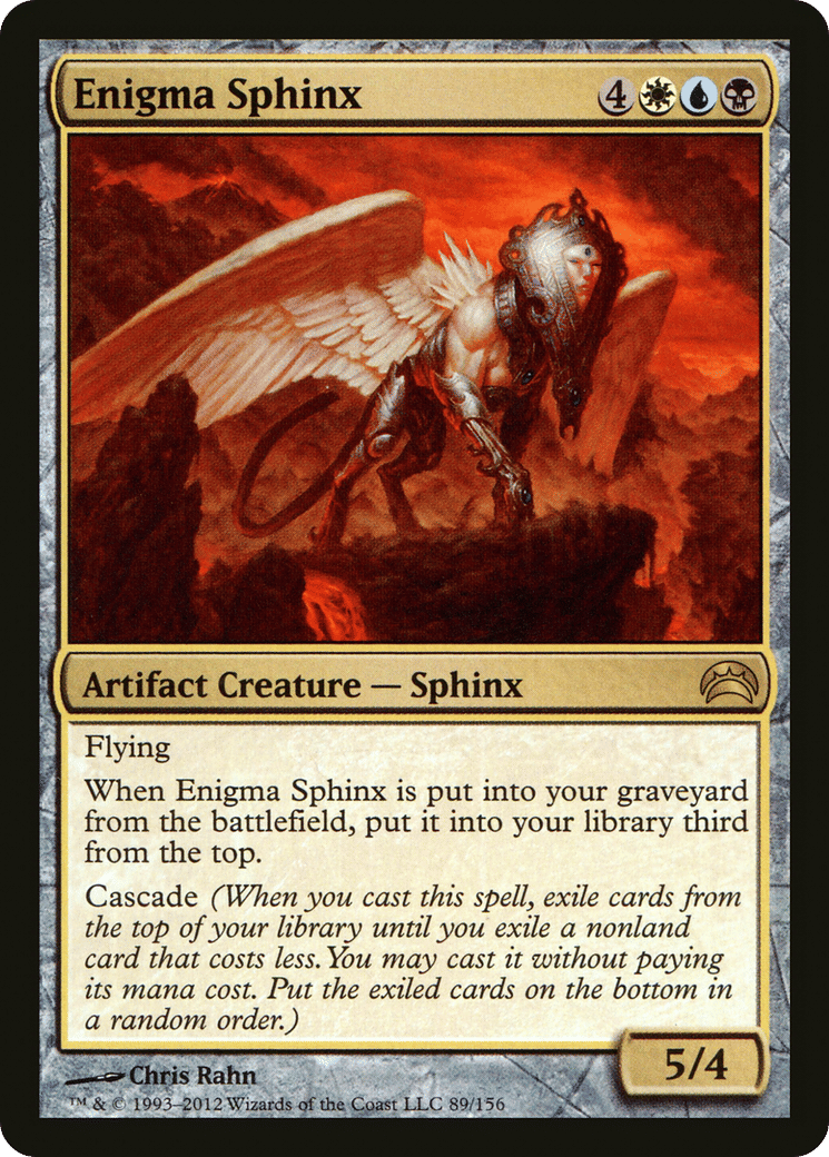 Enigma Sphinx — Planechase 2012 — Magic: The Gathering