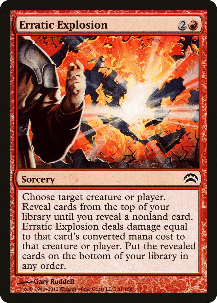 Erratic Explosion — Planechase 2012 — Magic: The Gathering