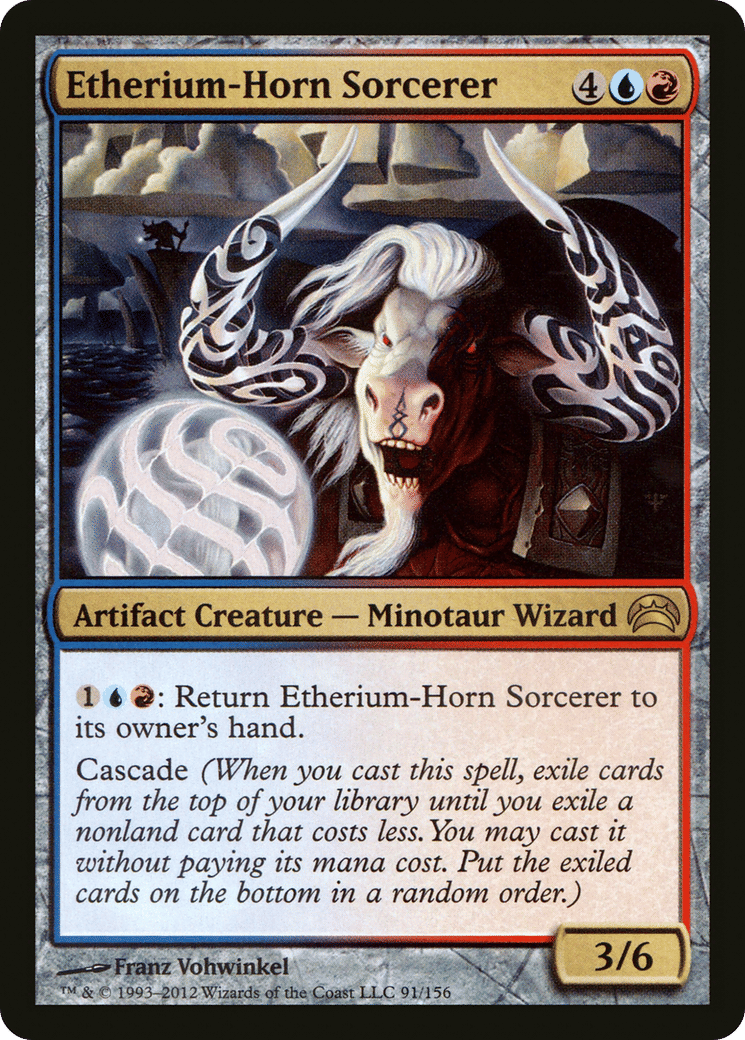 Etherium-Horn Sorcerer — Planechase 2012 — Magic: The Gathering