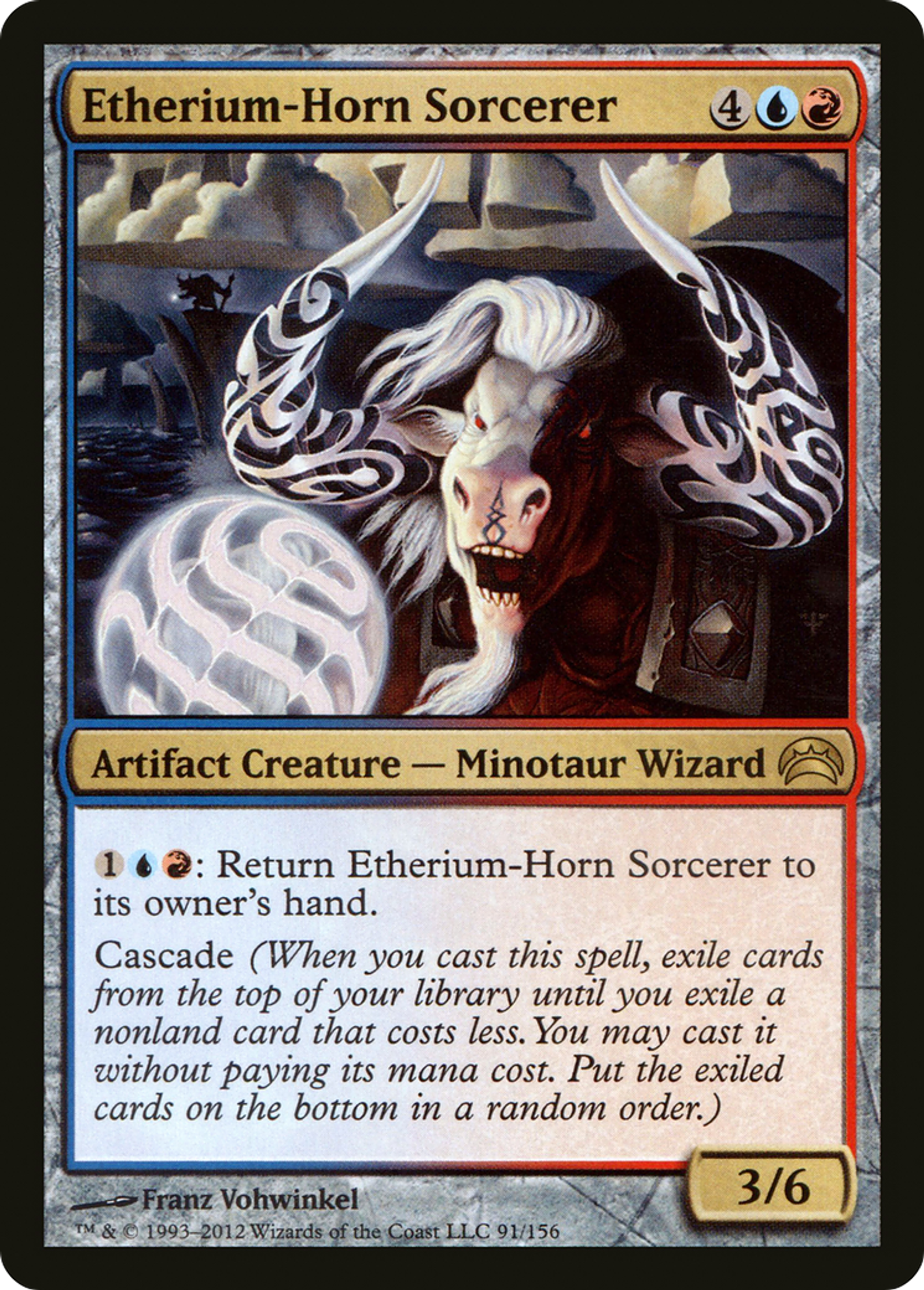 Sorcier à cornes d'étherium — Planechase 2012 — Magic: The Gathering