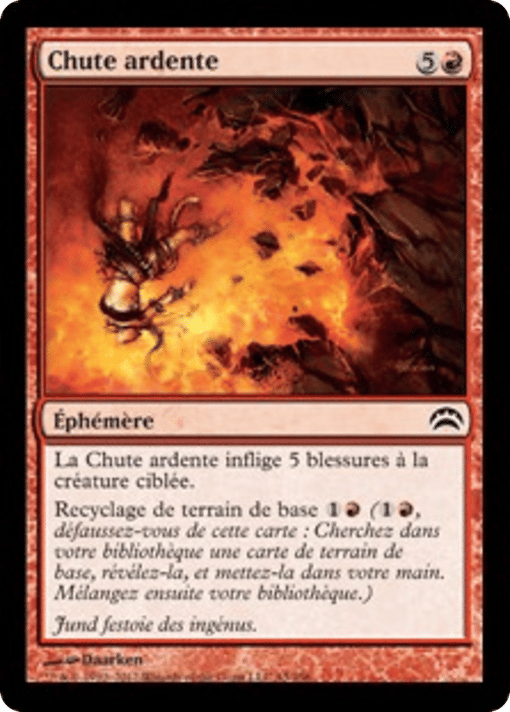 Chute ardente — Planechase 2012 — Magic: The Gathering
