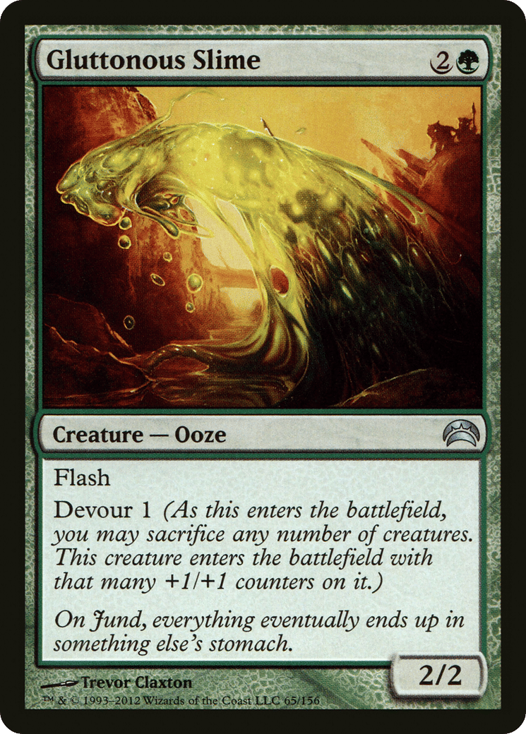 Gluttonous Slime — Planechase 2012 — Magic: The Gathering