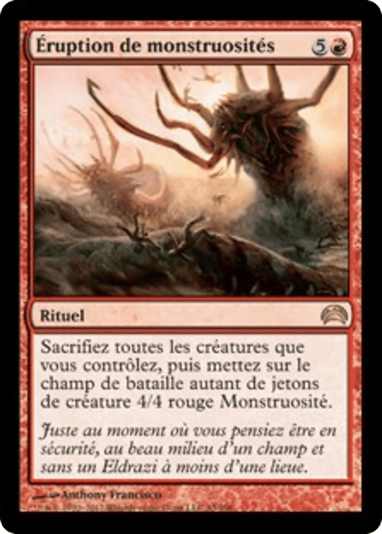 Éruption de monstruosités — Planechase 2012 — Magic: The Gathering