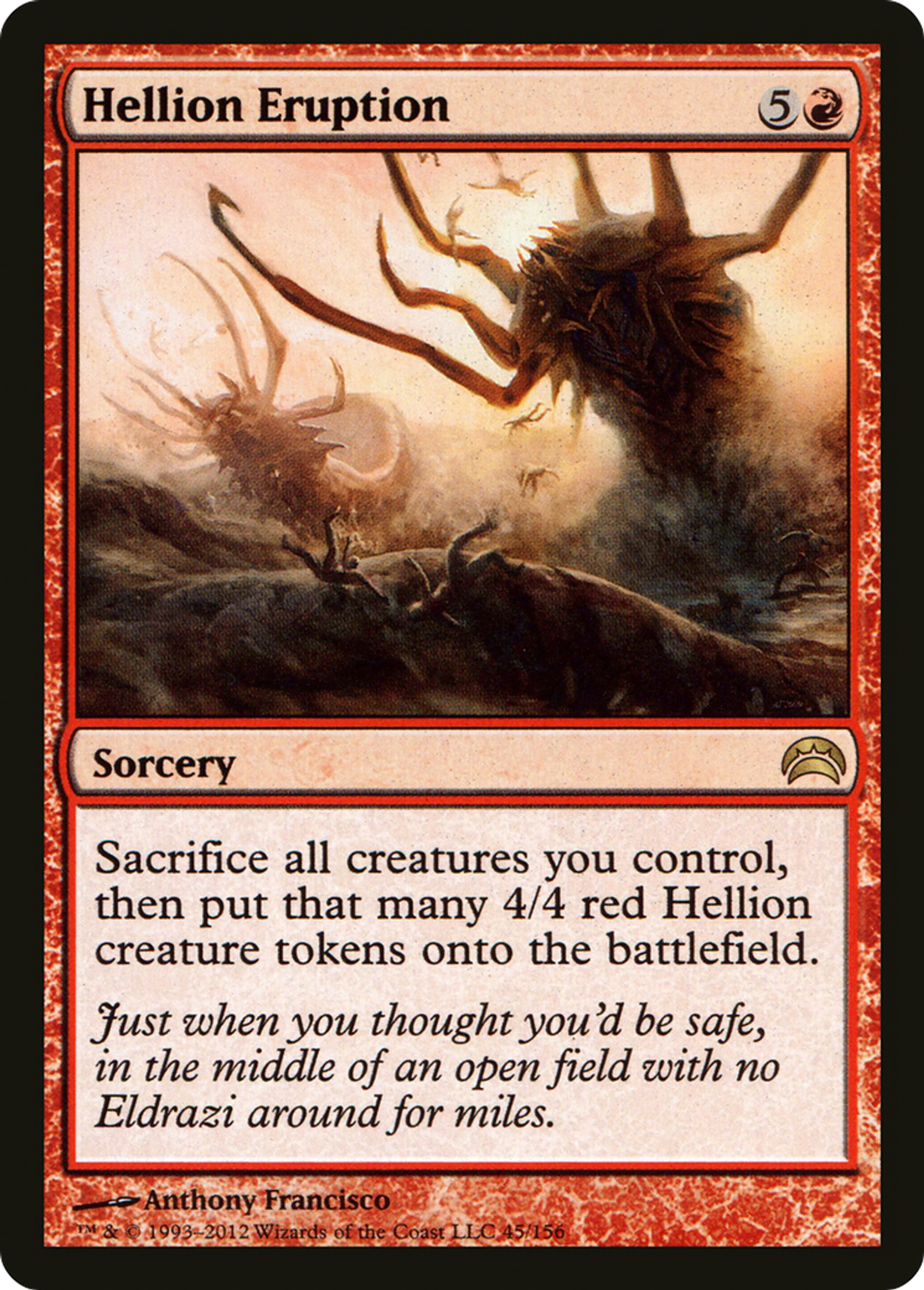 Éruption de monstruosités — Planechase 2012 — Magic: The Gathering