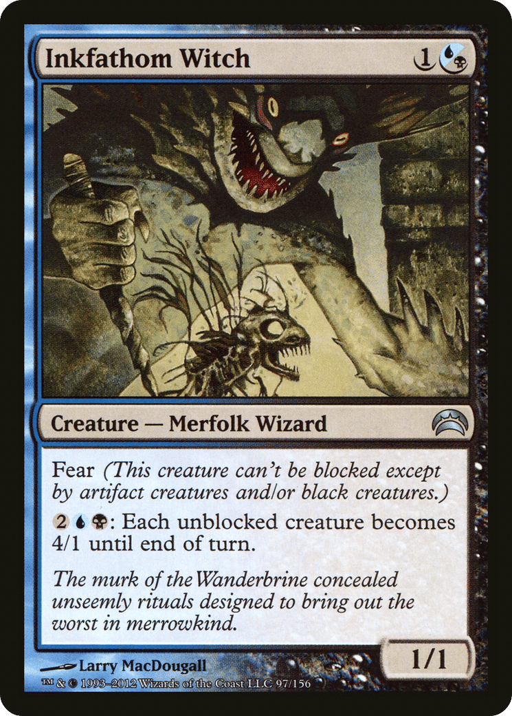 Inkfathom Witch — Planechase 2012 — Magic: The Gathering