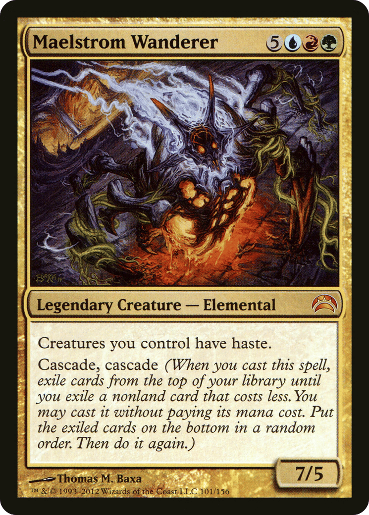 Maelstrom Wanderer — Planechase 2012 — Magic: The Gathering