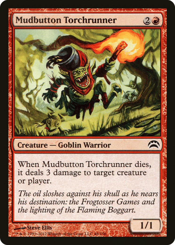 Mudbutton Torchrunner — Planechase 2012 — Magic: The Gathering