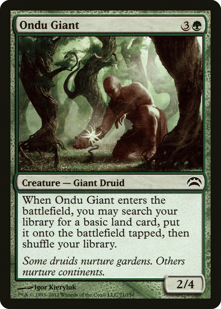 Ondu Giant — Planechase 2012 — Magic: The Gathering