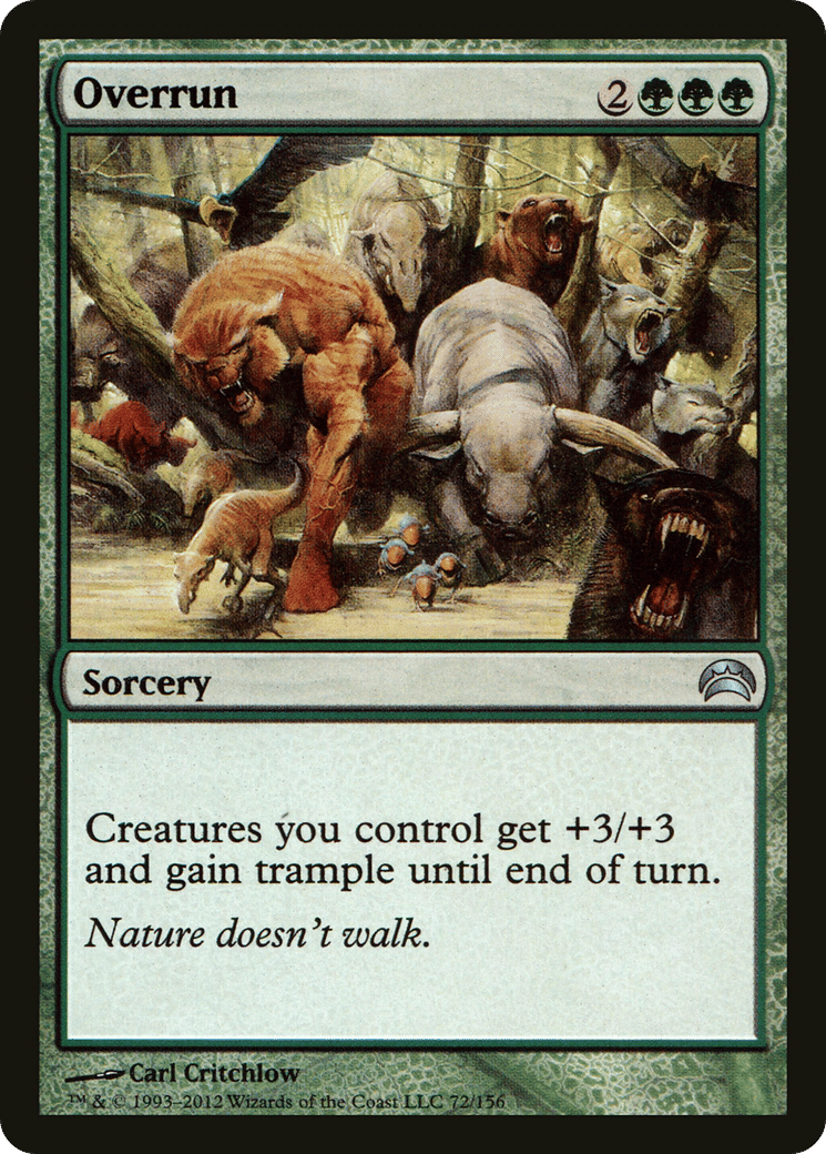 Overrun — Planechase 2012 — Magic: The Gathering