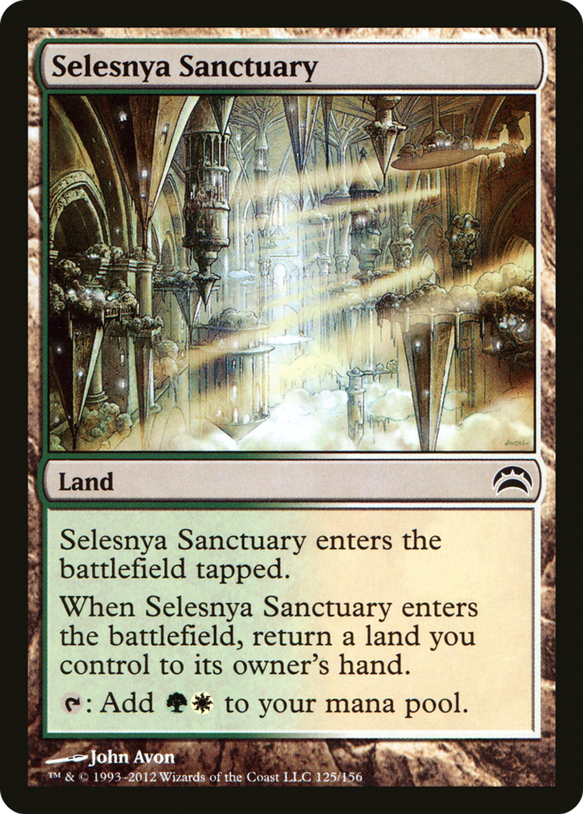 Sanctuaire de Selesnya — Planechase 2012 — Magic: The Gathering