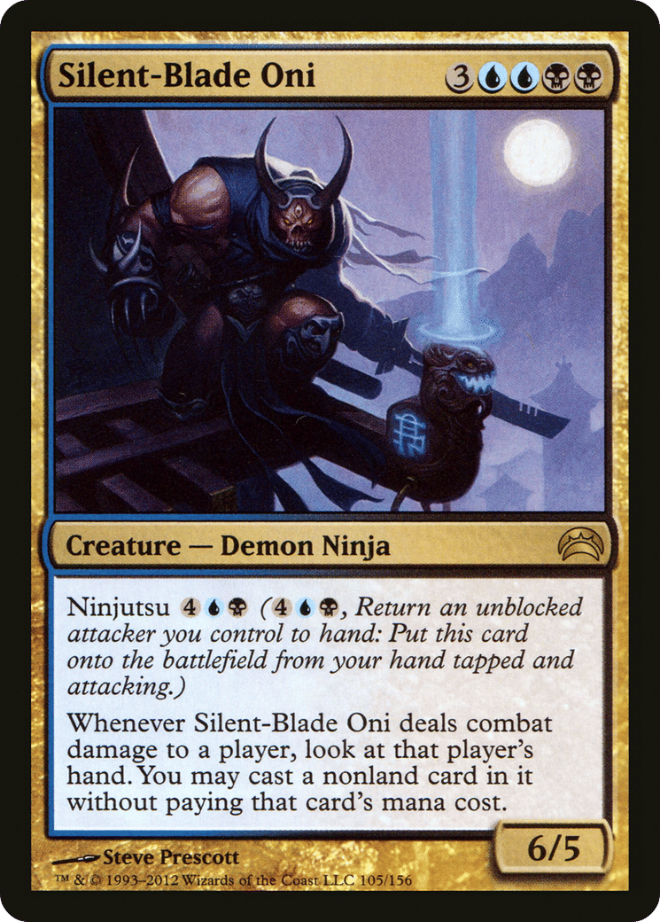 Silent-Blade Oni — Planechase 2012 — Magic: The Gathering