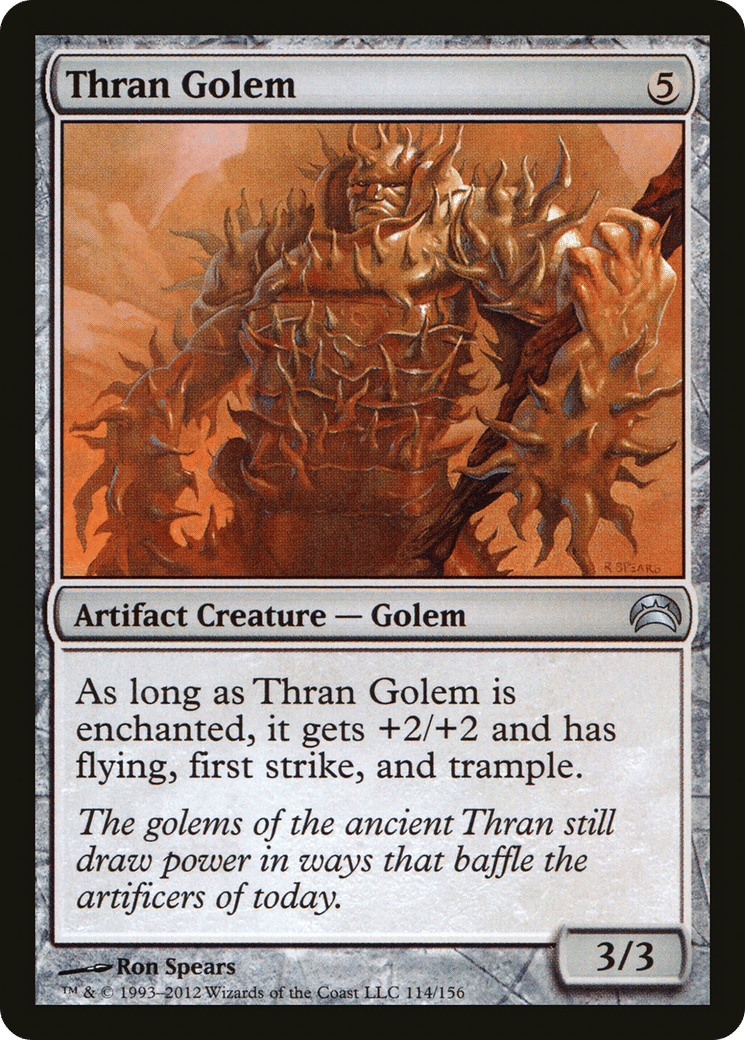 Thran Golem — Planechase 2012 — Magic: The Gathering