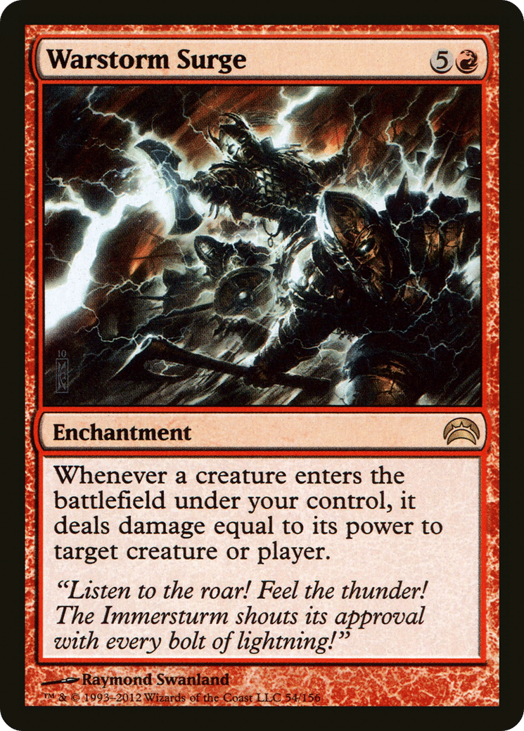 Warstorm Surge — Planechase 2012 — Magic: The Gathering