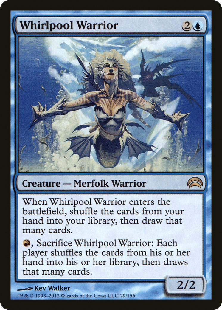 Whirlpool Warrior — Planechase 2012 — Magic: The Gathering