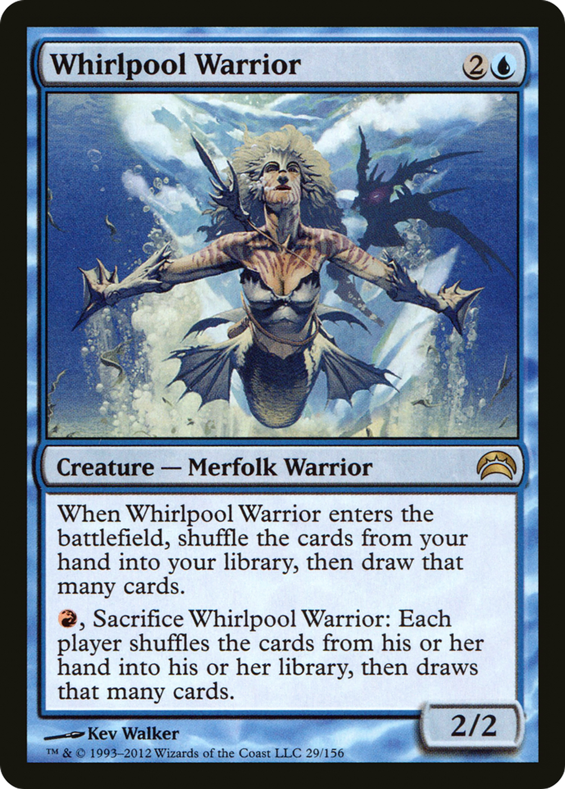 Guerrière des tourbillons — Planechase 2012 — Magic: The Gathering