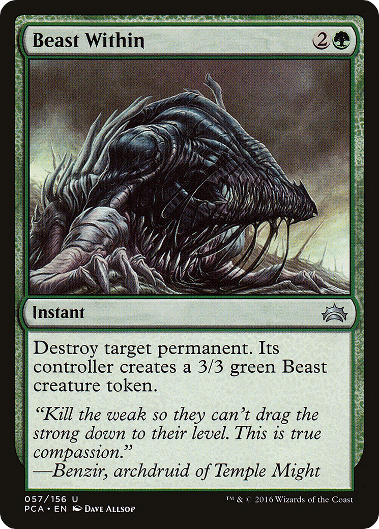 Beast Within — Planechase Anthology — Magic: The Gathering