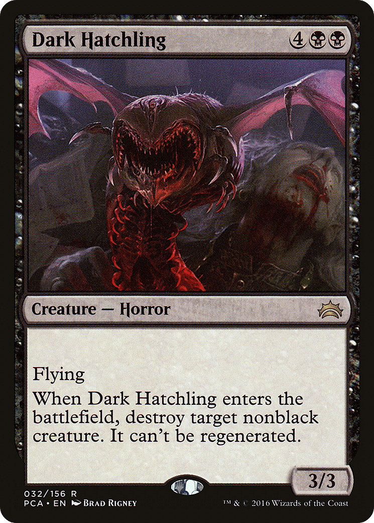 Dark Hatchling — Planechase Anthology — Magic: The Gathering