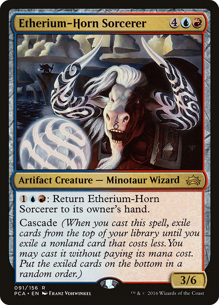 Etherium-Horn Sorcerer from Planechase Anthology - Magic: The Gathering