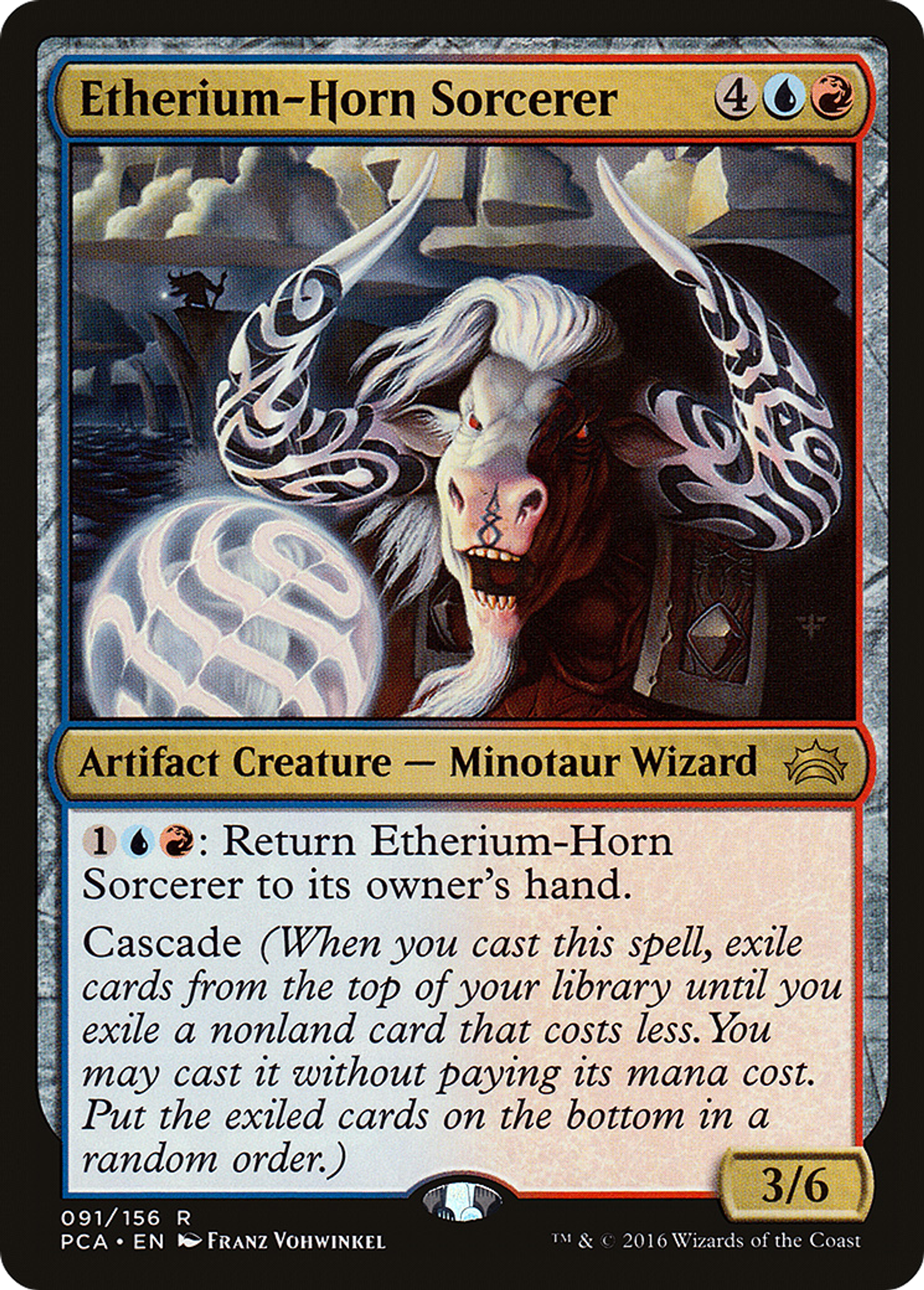 Sorcier à cornes d'étherium — Planechase Anthology — Magic: The Gathering