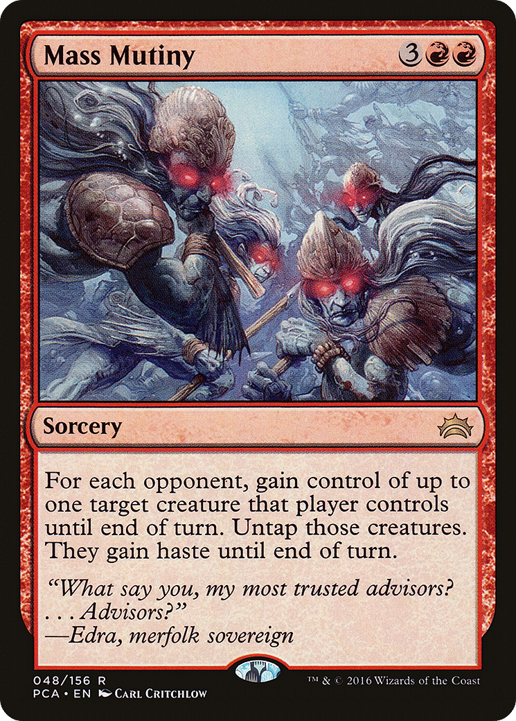 Mutinerie de masse — Planechase Anthology — Magic: The Gathering