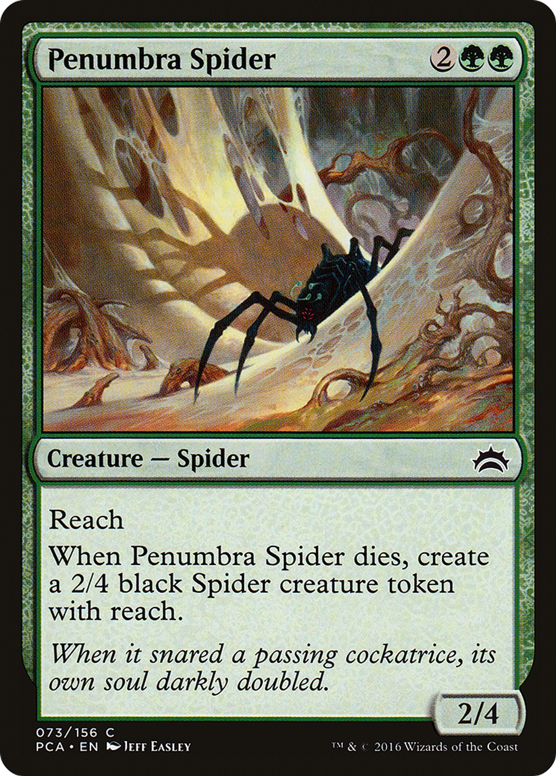 Penumbra Spider — Planechase Anthology — Magic: The Gathering