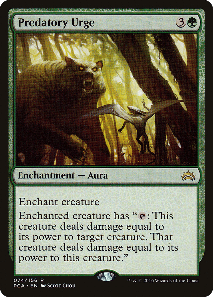 Predatory Urge — Planechase Anthology — Magic: The Gathering