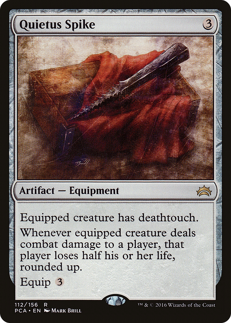 Quietus Spike — Planechase Anthology — Magic: The Gathering