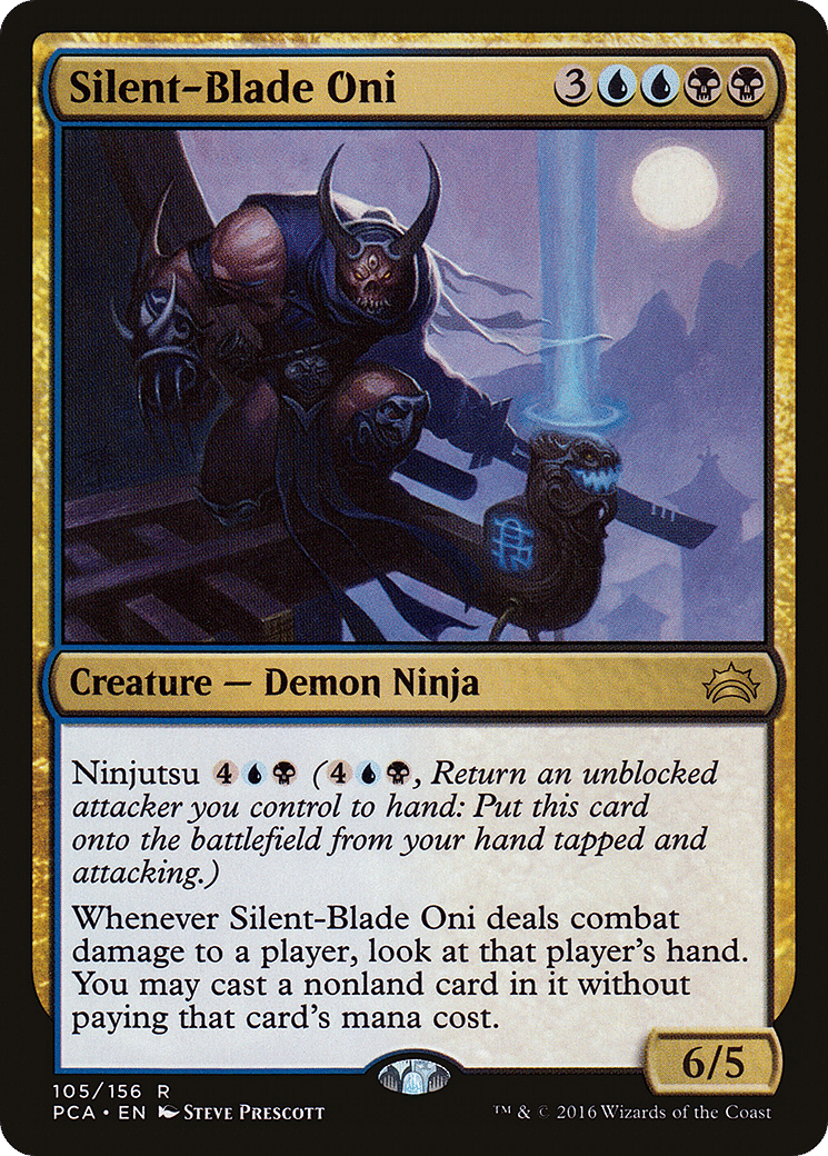 Silent-Blade Oni — Planechase Anthology — Magic: The Gathering