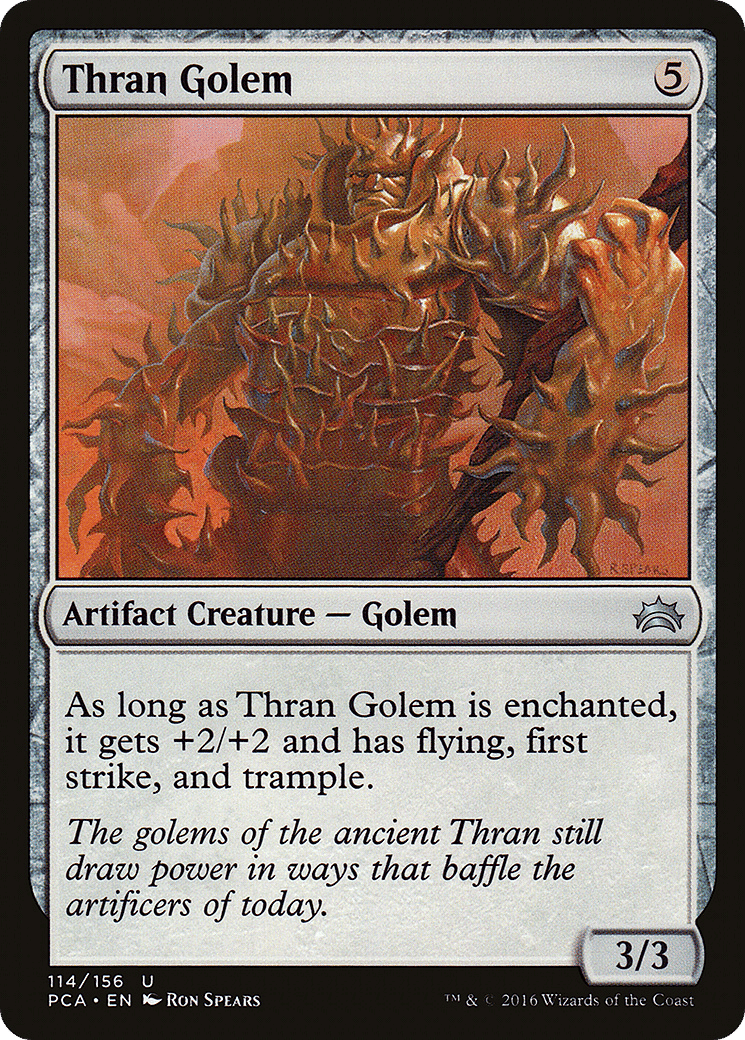 Thran Golem — Planechase Anthology — Magic: The Gathering