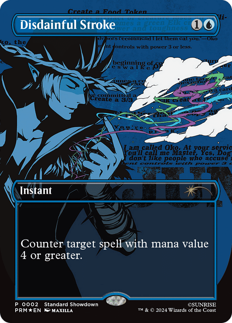 Disdainful Stroke — Cowboy Bebop — Magic: The Gathering