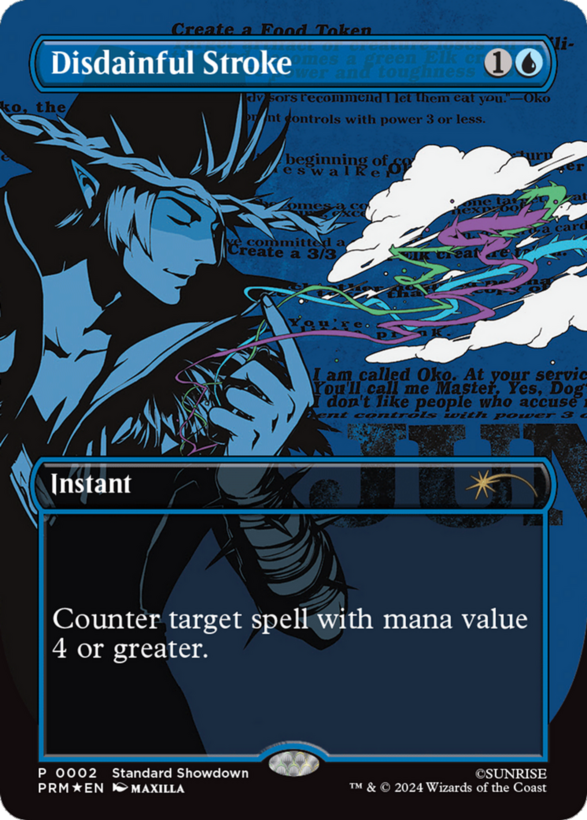 Disdainful Stroke — Cowboy Bebop — Magic: The Gathering