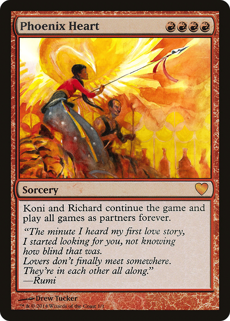 Phoenix Heart — Celebration Cards — Magic: The Gathering