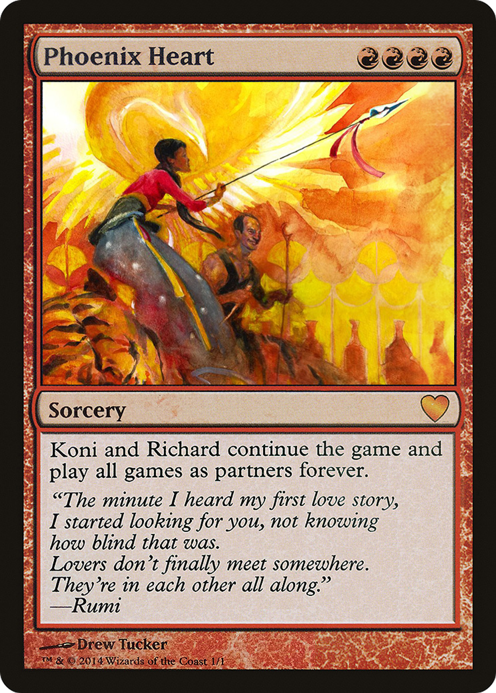 Phoenix Heart — Celebration Cards — Magic: The Gathering