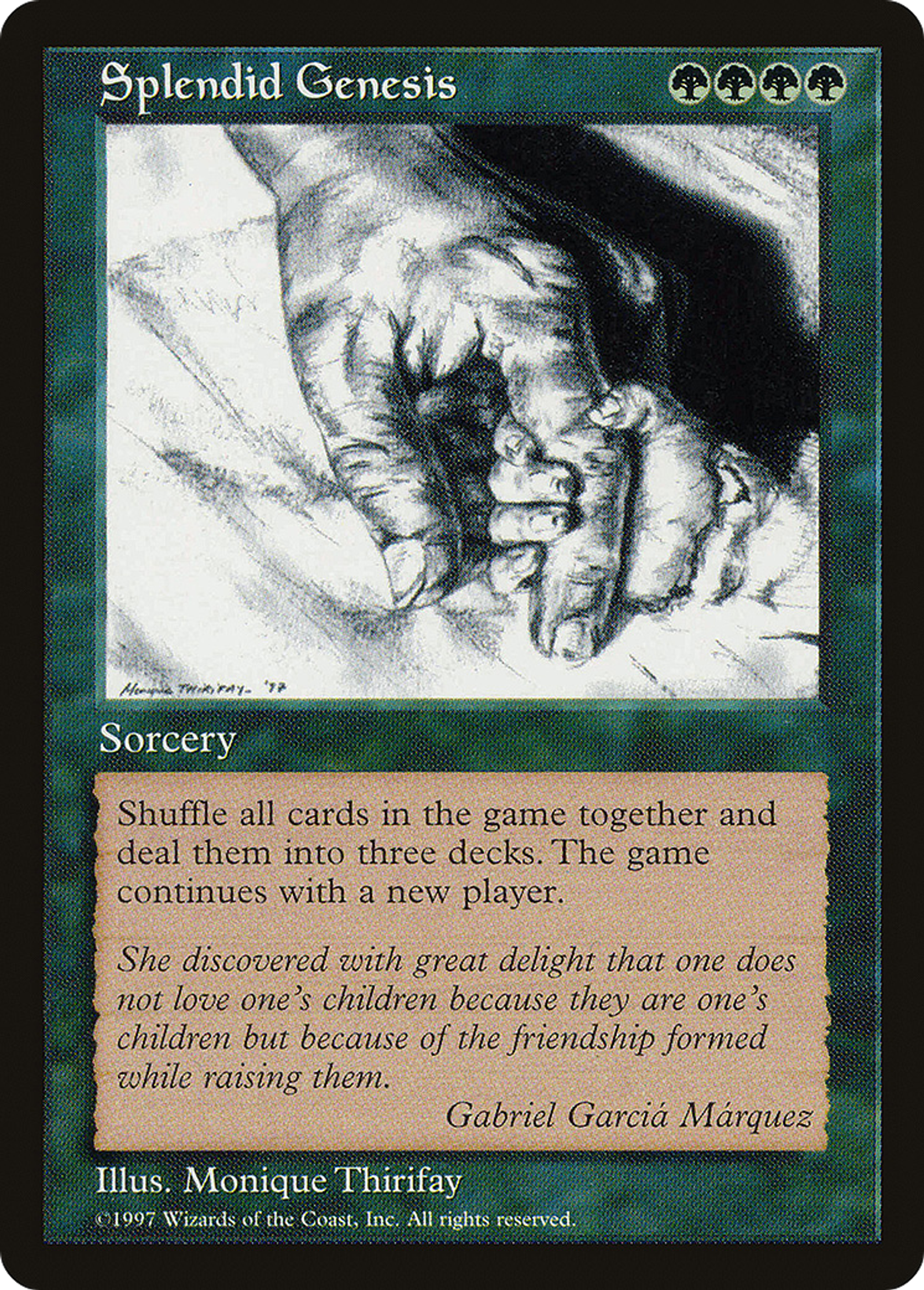 Splendid Genesis — Celebration Cards — Magic: The Gathering