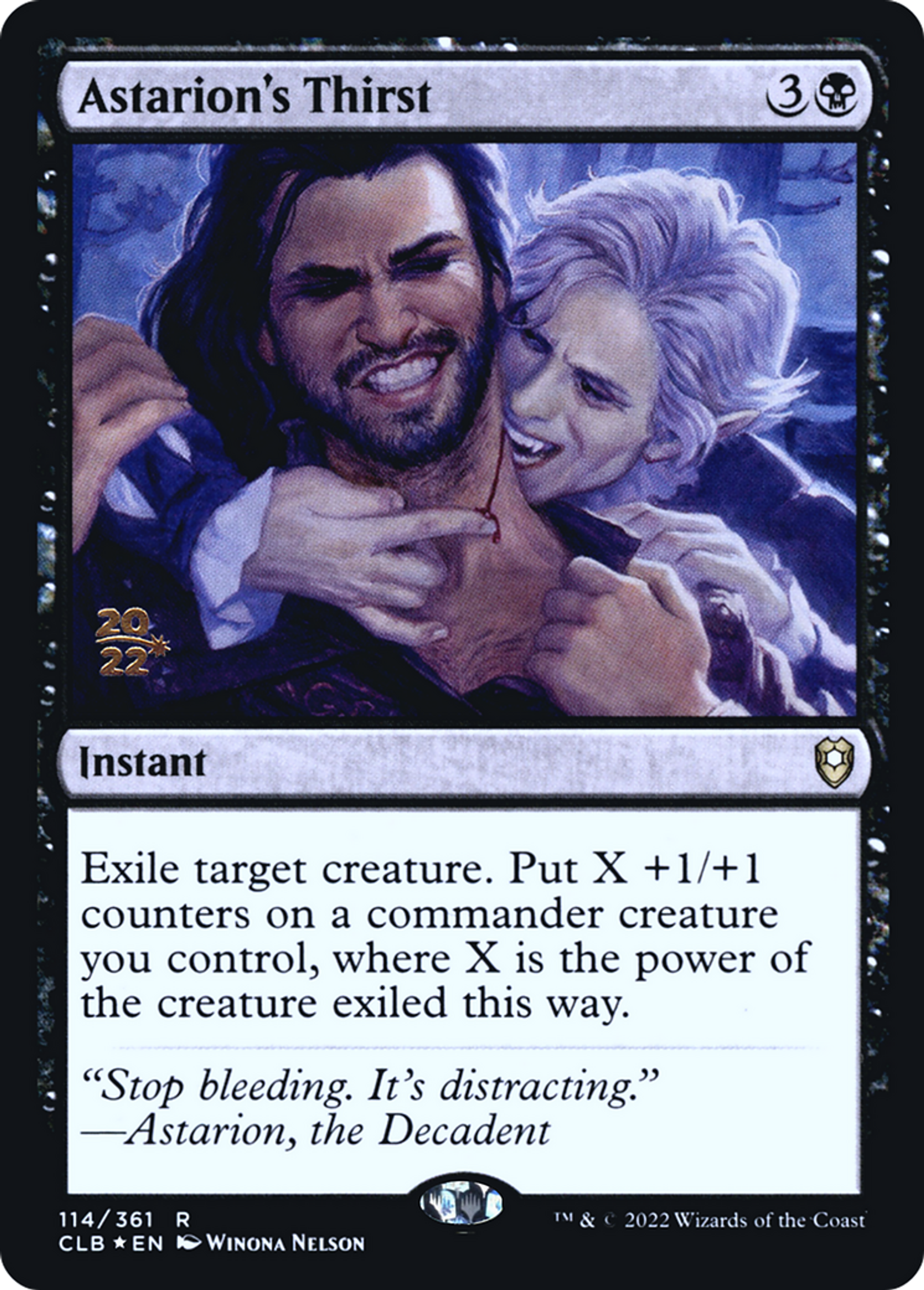 Astarion's Thirst — Battle for Baldur's Gate Promos — Magic: The Gathering