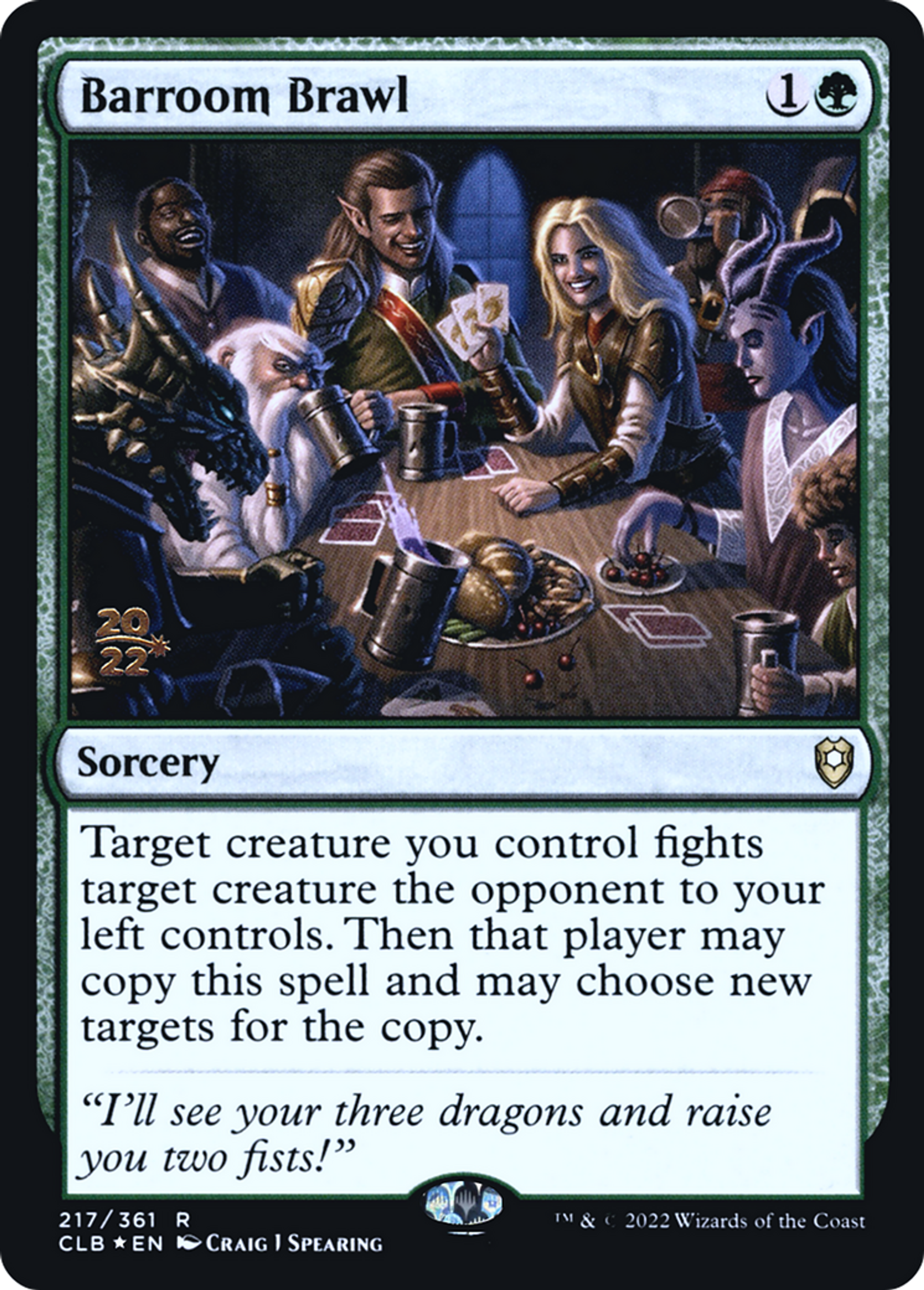Barroom Brawl — Battle for Baldur's Gate Promos — Magic: The Gathering