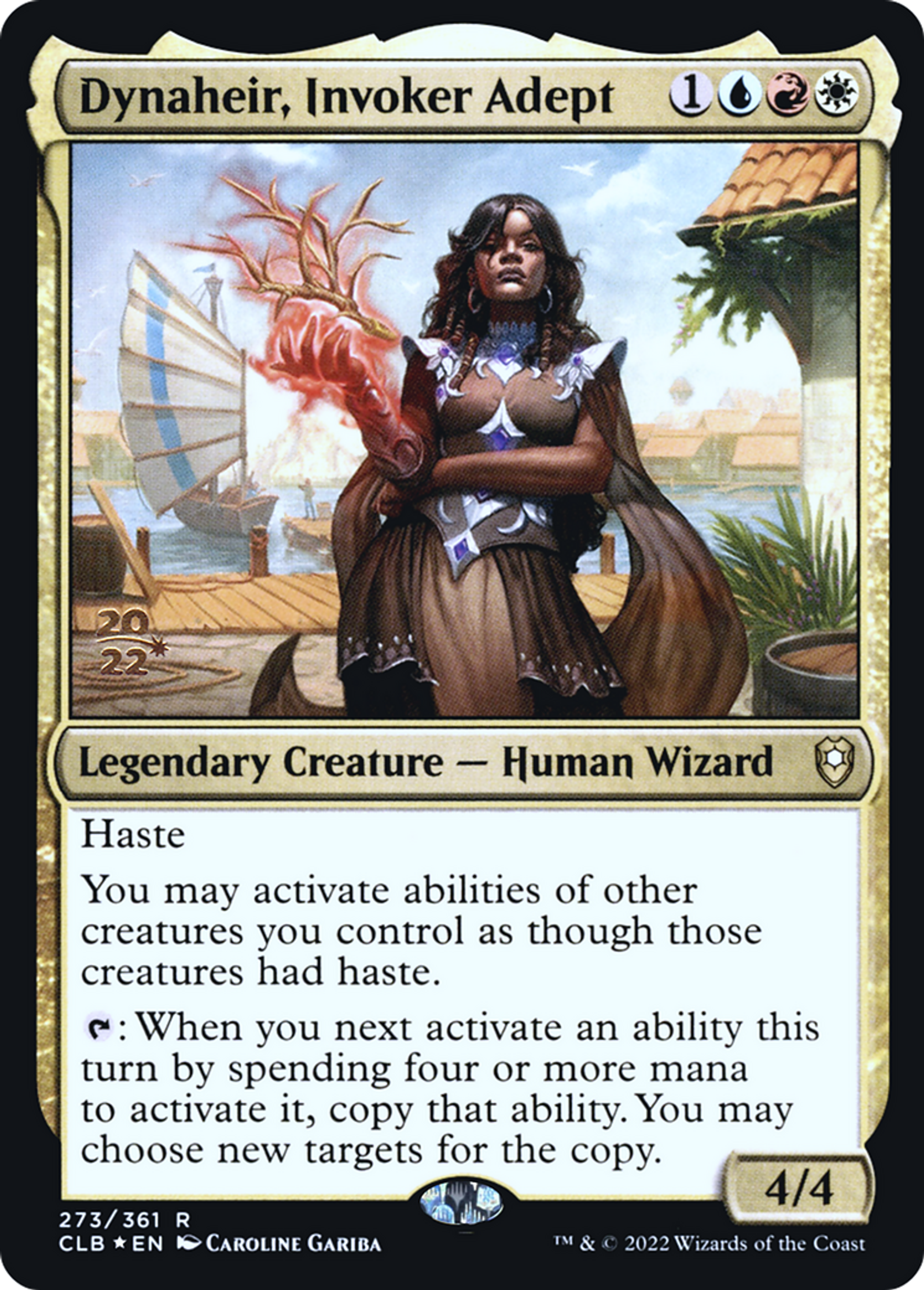 Dynaheir, Invoker Adept — Battle for Baldur's Gate Promos — Magic: The Gathering